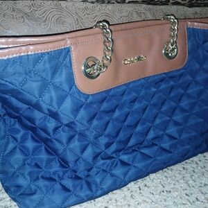 Calvin Klein Blue Quilted Women's Bag